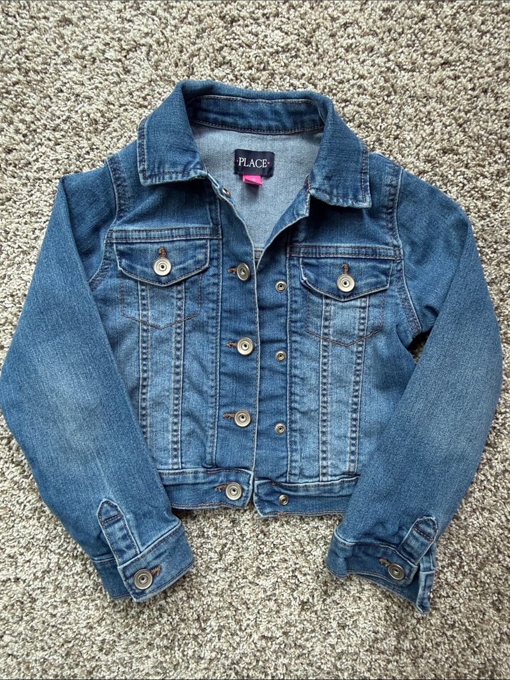 The Children's Place girls Denim Jacket size small 5/6